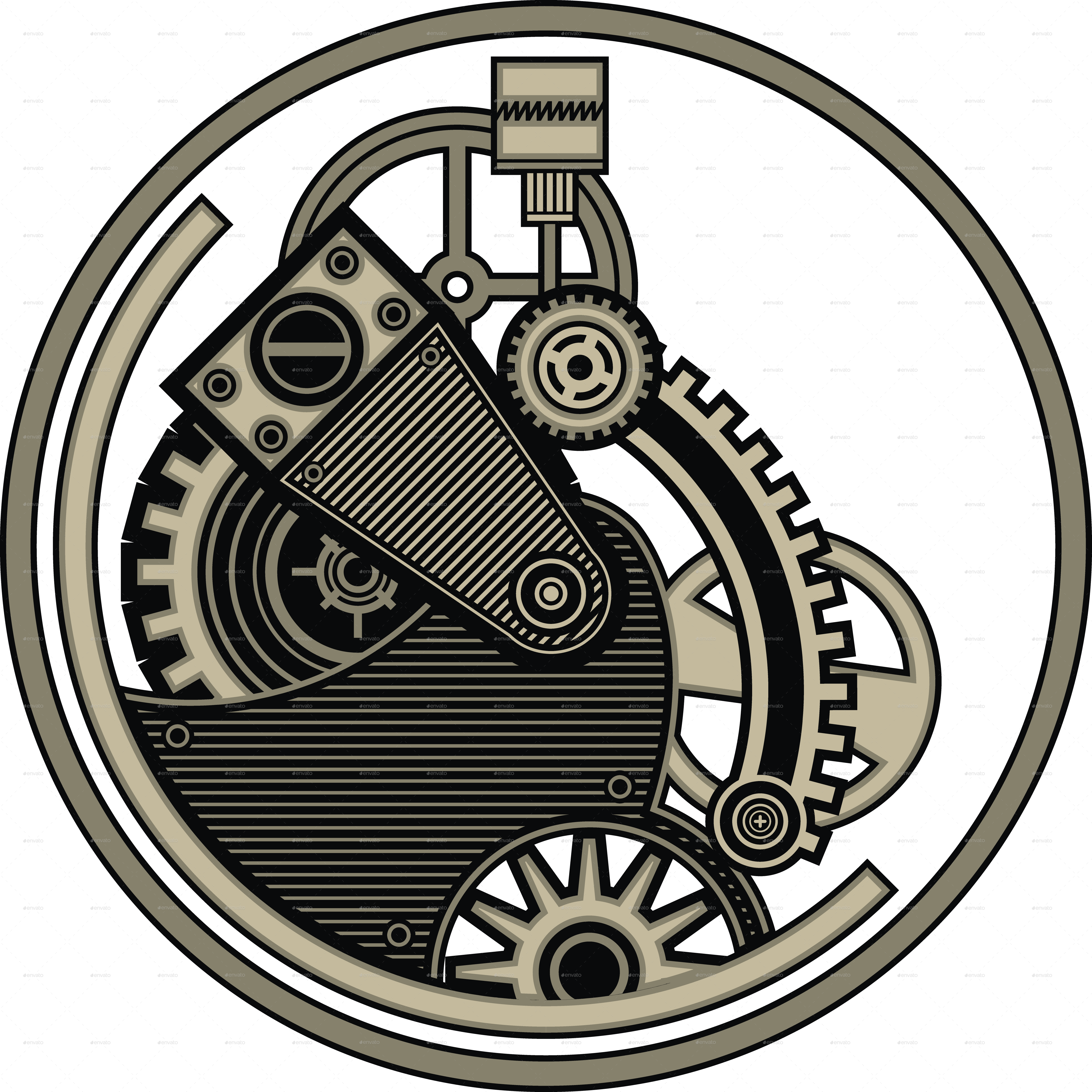 Steampunk Ornament - Steampunk (4871x4871)