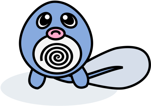 Poliwag, Pokemon, Pokemongo, Electric, Grass, Cartoon - Icon 192 X 192 Cartoon (512x512)