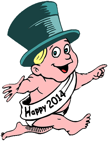 Happy New Year Free Clipart Flash Banners Gif Animated - Happy New Year 2011 (380x494)