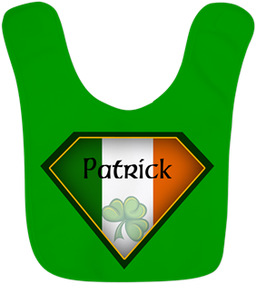 Shamrocks And Ireland's Flag Onesie For Your Baby Boy - Emblem (350x350)