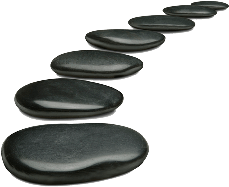 Stepping Stones White Background (500x414)