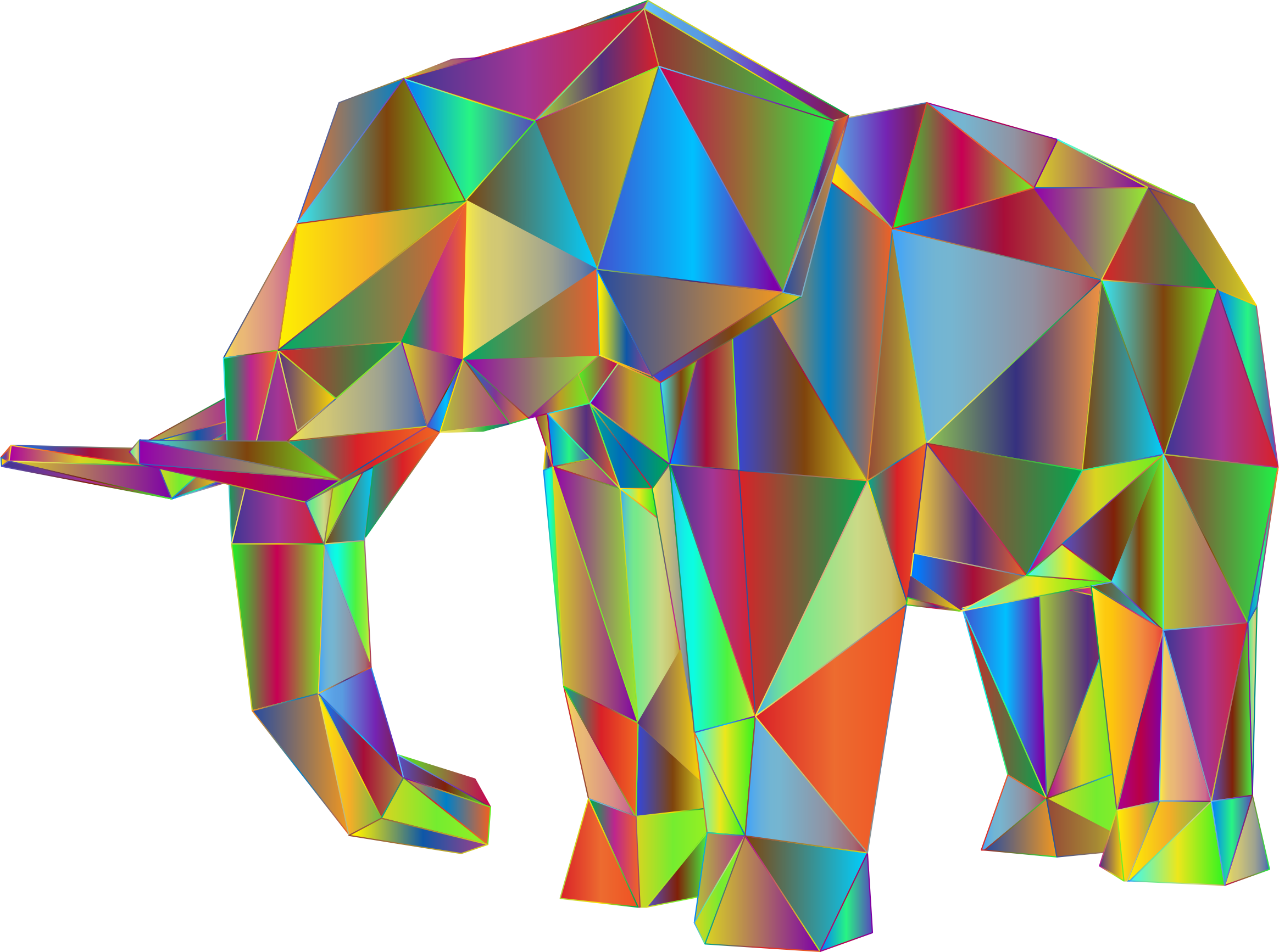 Low Poly Elephant - Cafepress ! Samsung Galaxy S8 Plus Case (2328x1734)