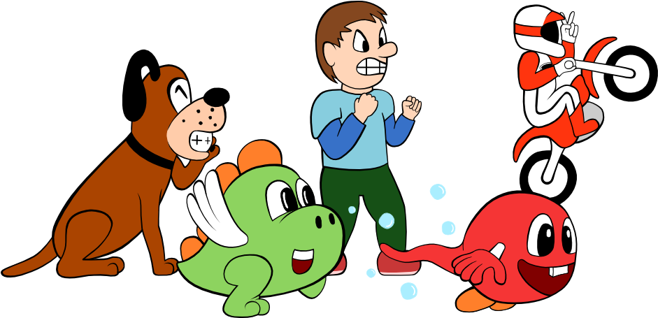 Enter Famicom 1 By Ville10 - Bubbles Clu Clu Land Smash Bros (960x474)