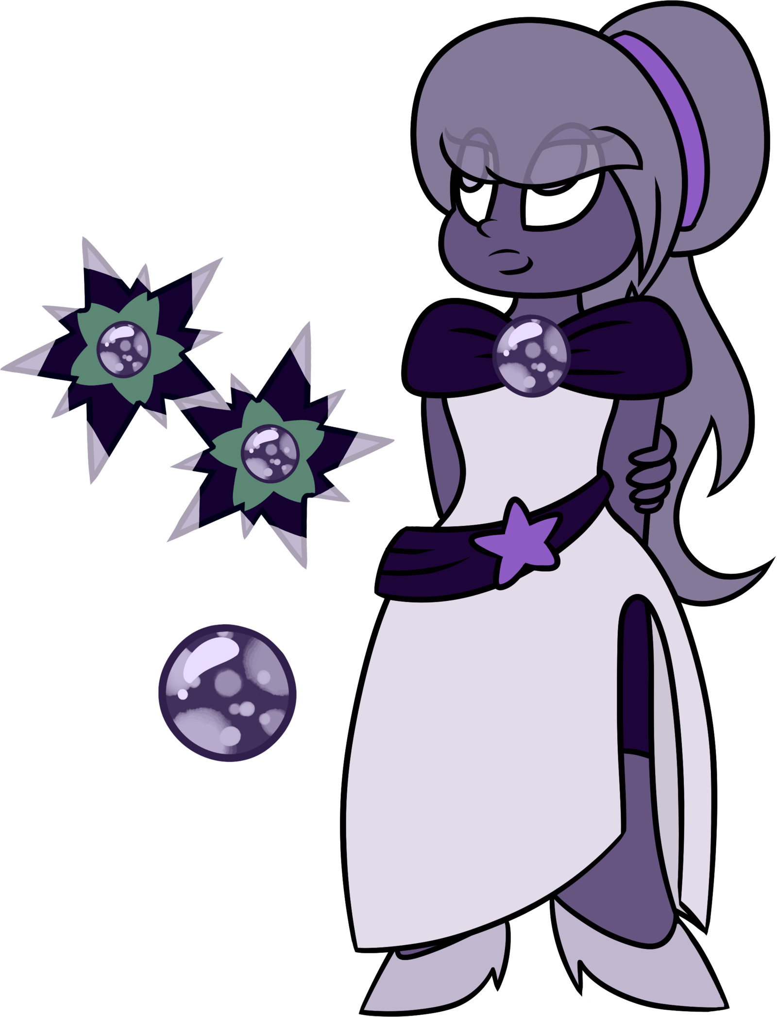 Snowflake Obsidian By Frozen Star - Obsidian From Steven Universe (1600x2092)