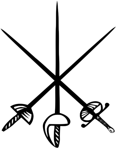 Cropped Sword Clipart Foil 6asfdgh - Fencing Swords Crossed (512x512)