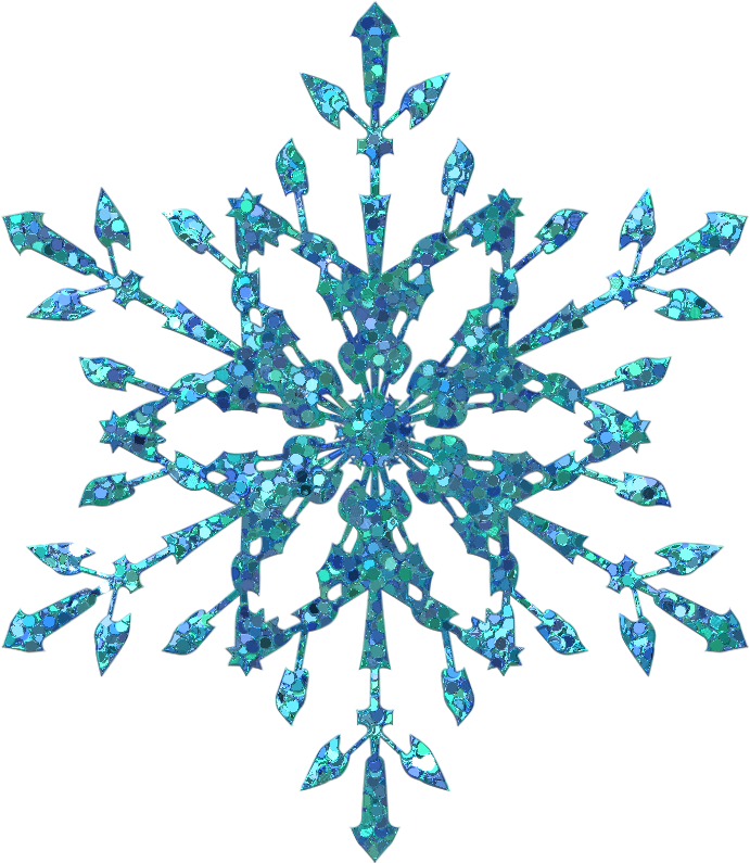 Light Snowflake Purple Christmas Clip Art - Snowflakes Clipart Blue (691x795)