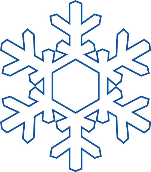 Welcome To Weld Re-4 School District - Snowflake Template (960x720)