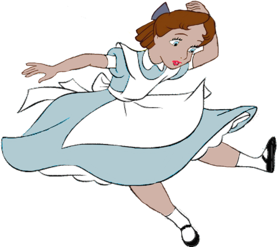 Wendy Darling Falling By Darthranner83 - Wendy Darling Bunny Girl Darthraner83 (1001x798)