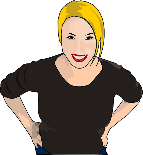 Female, Woman, Girl, Person, Human, Cartoon - Clip Art Of A Women (591x640)