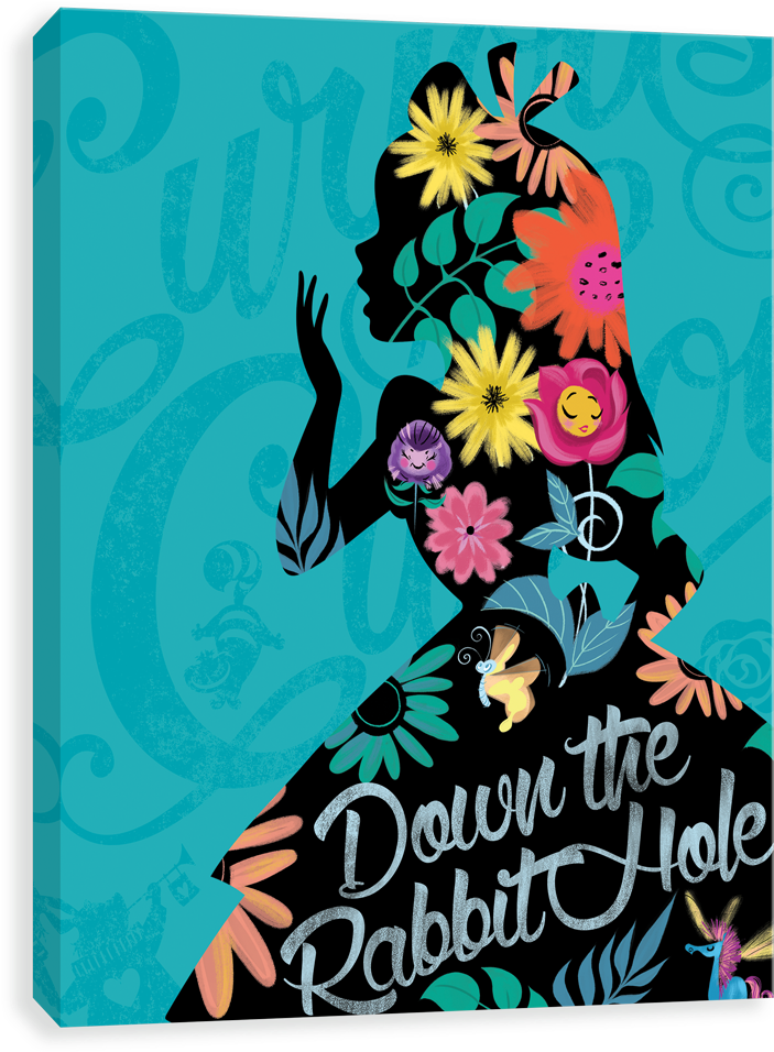 Down The Rabbit Hole - Alice In Wonderland Galaxy S6 Edge+ Case - Curiouser (1000x1000)