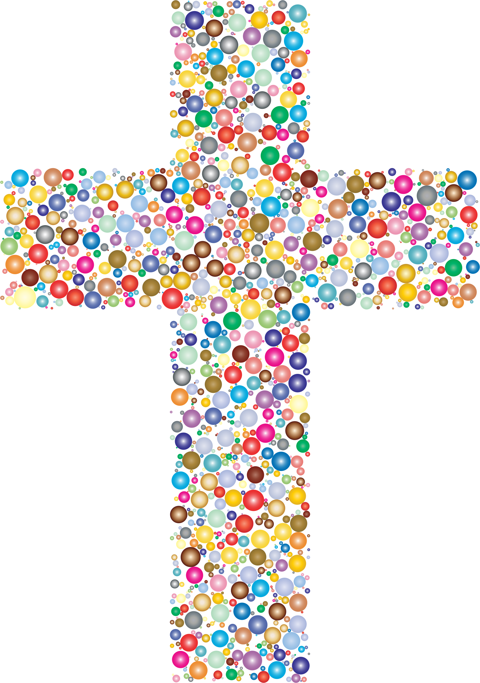 Clipart Colorful Cross Circles 2 Rh Openclipart Org - Chemotherapy Medical Treatment [book] (1648x2342)