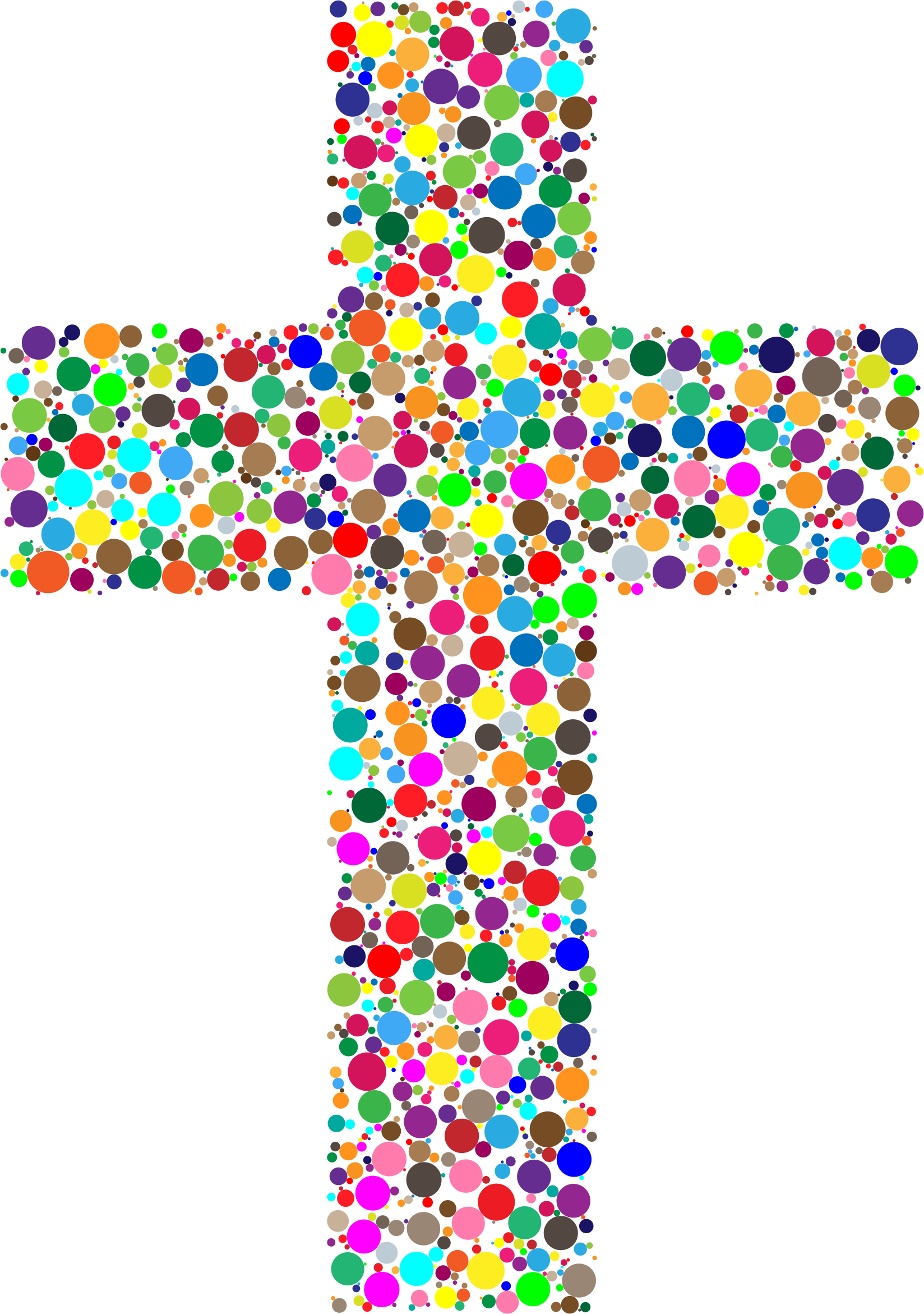 Clipart Colorful Cross Circles Rh Openclipart Org Colorful - Colorful Cross Clipart (1648x2342)