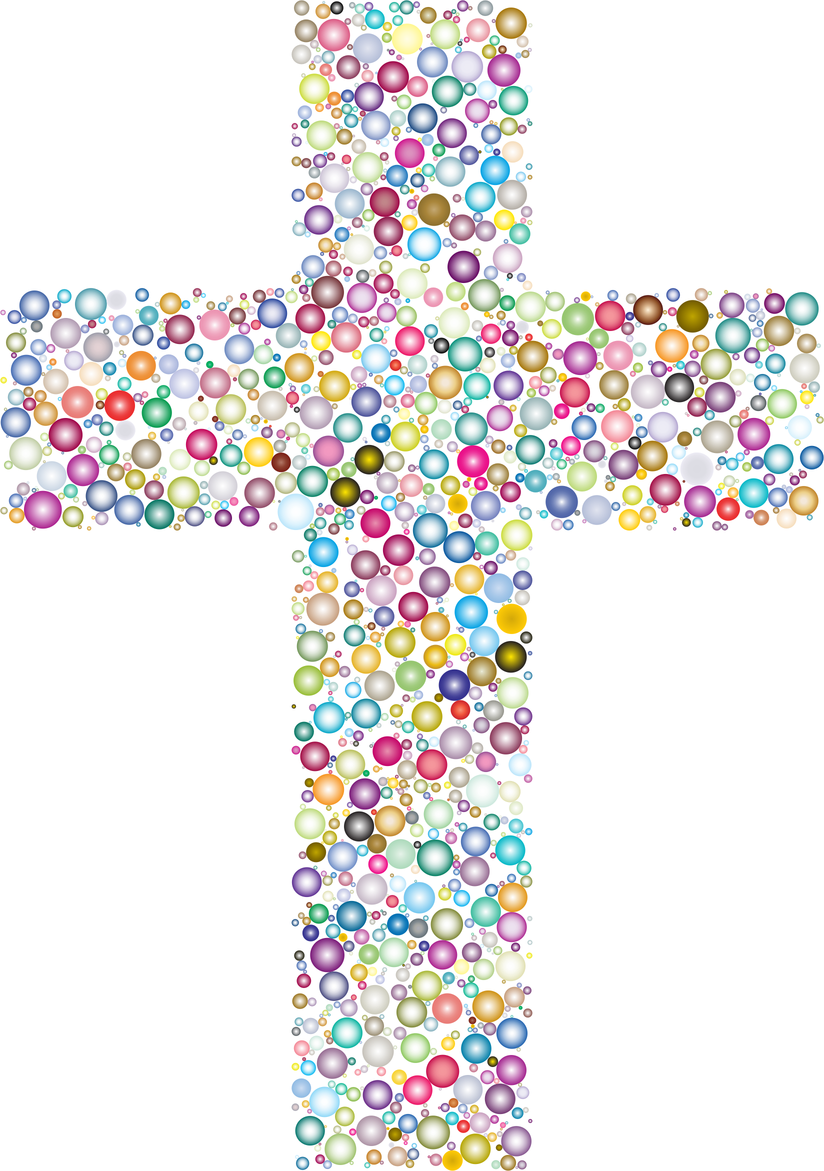 Clipart Colorful Cross Circles 2 Variation 2 Rh Openclipart - Colorful Cross (1648x2342)