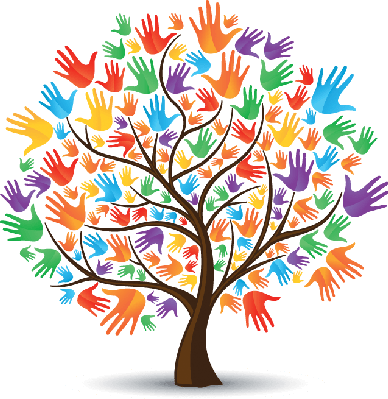 Tree Hands Colored - Soc [book] (388x399)