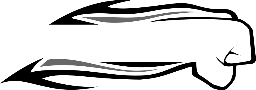 Chevron Megaphone Clipart (865x304)