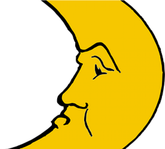 Crescent Shape Cliparts - Gambar Animasi Bulan (640x480)
