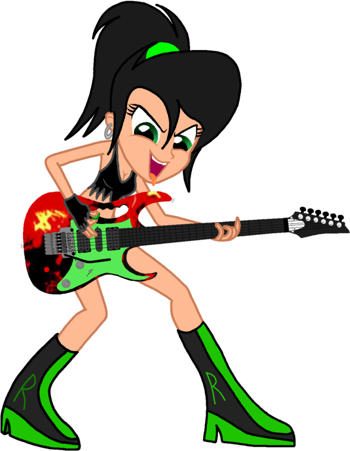 Rockette With Guitar Flame Eqg By Me No Base By Rh - The Rockettes (705x1132)