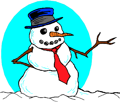 Selected Clipart Snowman Sled Gif Pic 24 Pictures - Snowman With Tie Clipart (400x352)