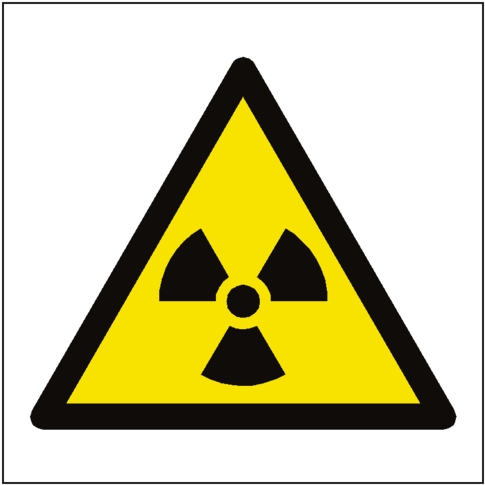 Radioactive Material Symbol Sign - Safety Signs Radioactive Hazard (600x600)