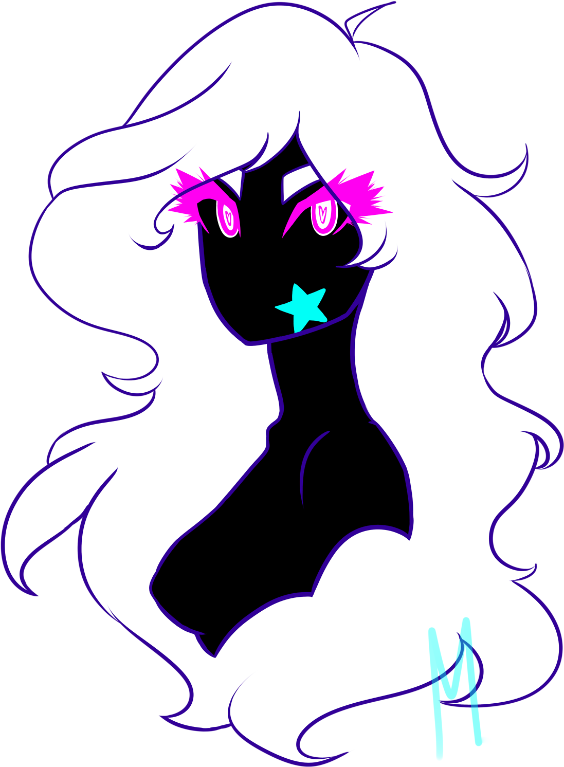 *dies* I Drew @pan-pizza 's Beautiful Alien, Milky - Art Blog (1280x1760)