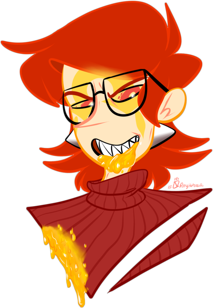 Lava Spill By Puffy-hipster - Hipster (748x1069)