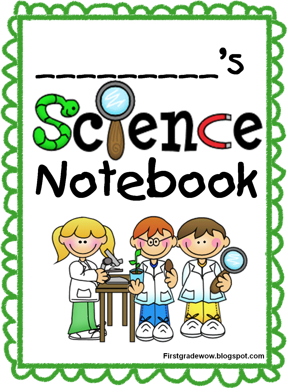 Kids Science Notebook Start Up Pack 8 Page Free Printable - Second Grade Open Number Line (1165x1578)