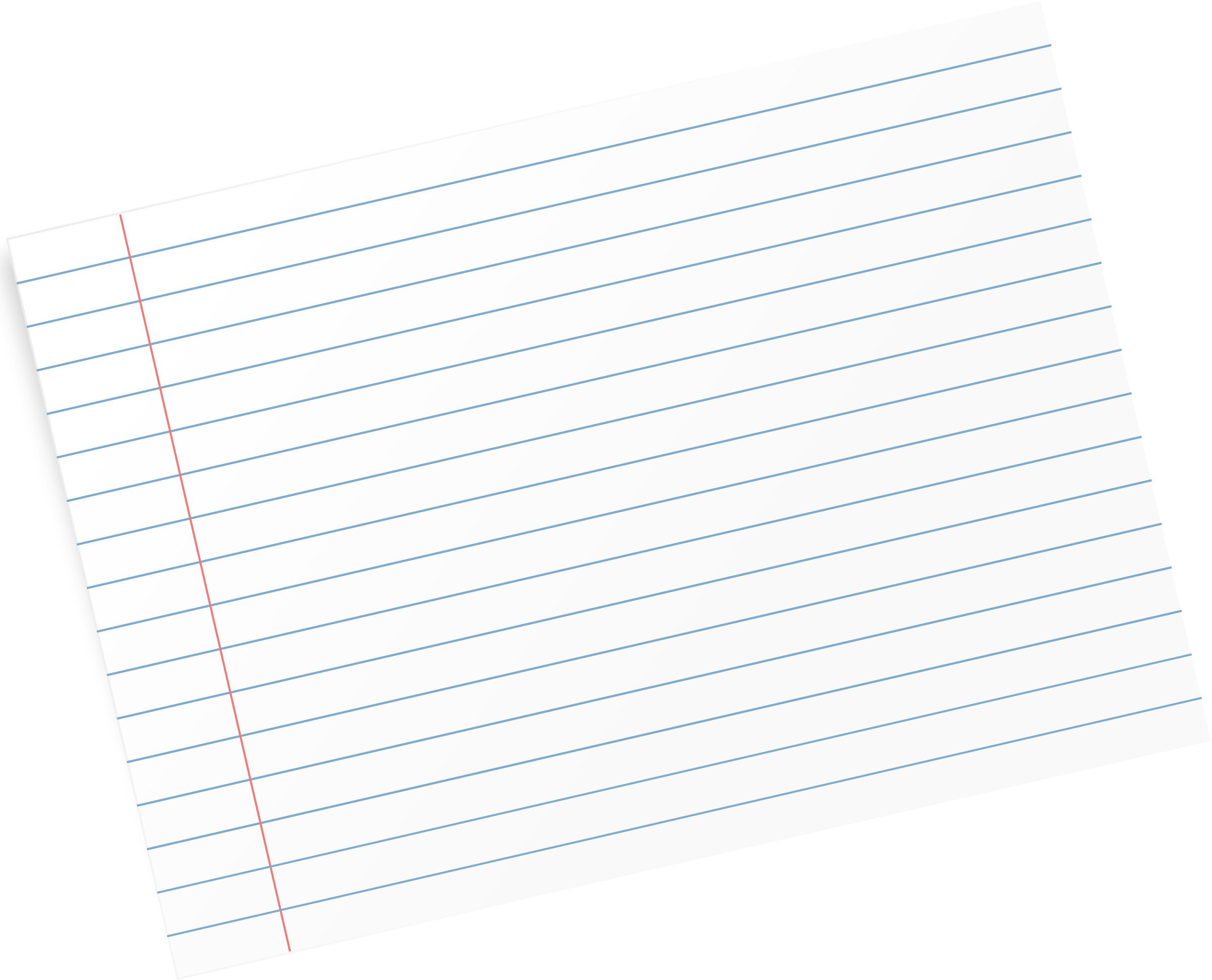 Paper Page - Empty Flash Cards Transparent Background (2400x1941)