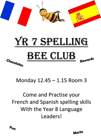 2018 Premier S Spelling Bee The Arts Unit - Spelling Bee Club Poster (324x448)