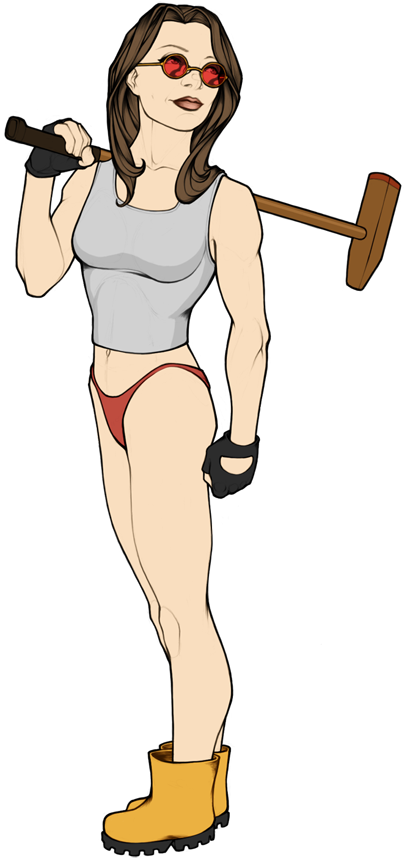 Polo Mallet By Orr-malus - Cartoon (550x935)