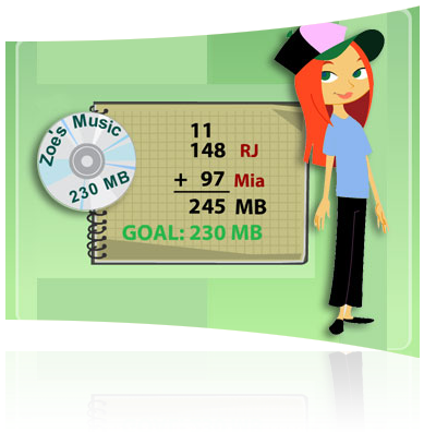 Addition And Subtraction - Cartoon (416x400)