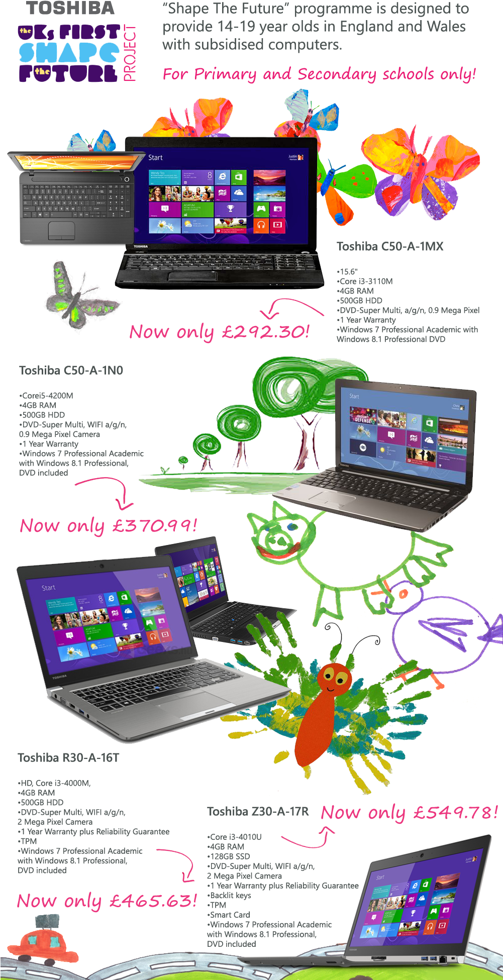 “shape The Future” Programme Is Designed To Provide - Toshiba Portege Z30-a-00c I5 4200u 13.3 Wxga 4gb 128gb (1000x2000)