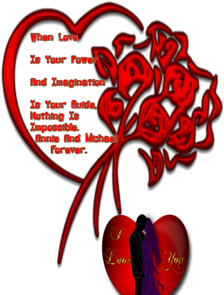 ♡i Love You My Darling Michael ♡62 - Heart And Flowers (441x613)