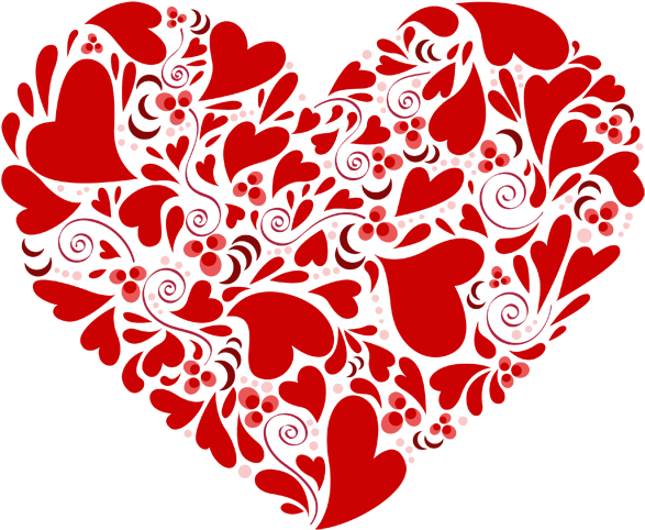 Why It Takes More Than One Real Man To Really Love - Printable Hearts For Valentines (596x495)