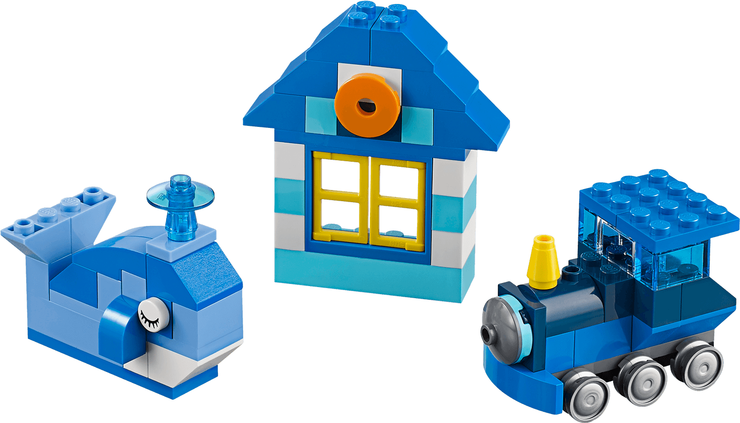 Lego Clipart Blue - Lego 10706 - Classic Blue Creativity Box (1488x837)