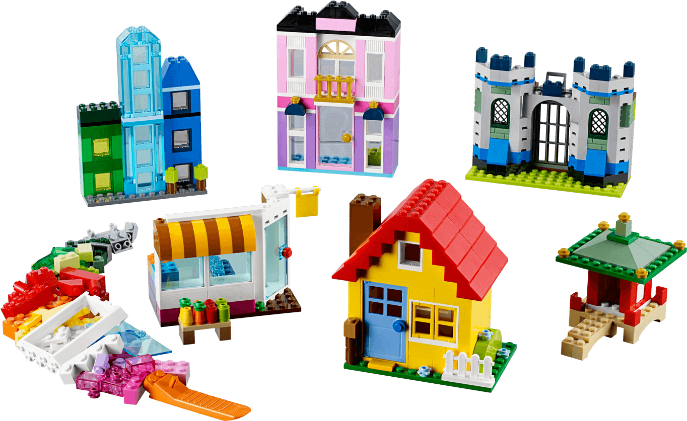 House Toy With Door Lego Clipart - Lego Classic - Creative Builder Box (1488x837)