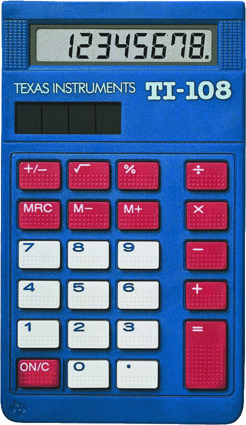 Supreme Calculator Ti 108bk - Texas Instruments Ti 108 (850x850)