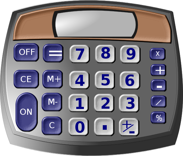 Free To Use & Public Domain Calculator Clip Art - Free Calculator Clipart (600x511)