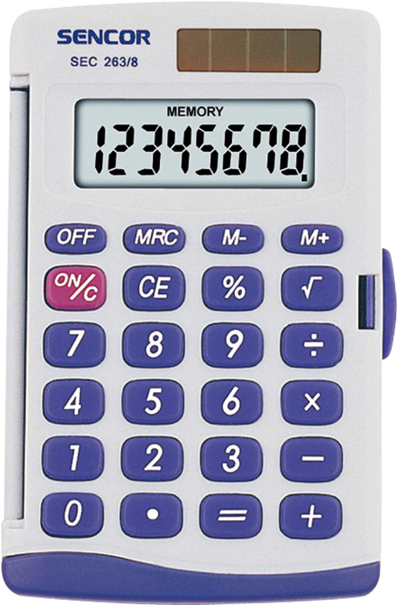 Handheld Calculator - Solar Powered Calculator (1300x1300)
