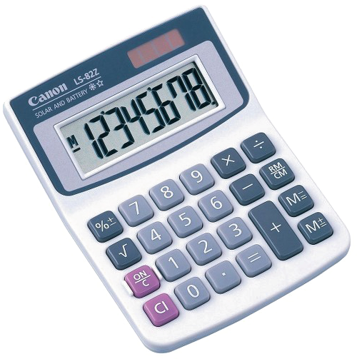 Calculator Png Image Background - Canon Ls 82z (520x520)