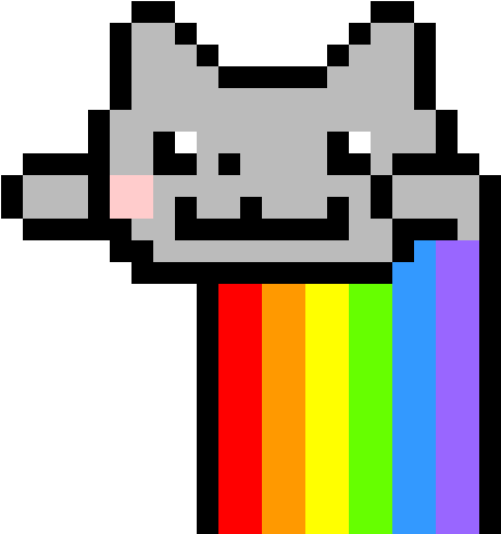 Nyan Cat Gifs Tumblr - Gif Of A Gif (500x500)