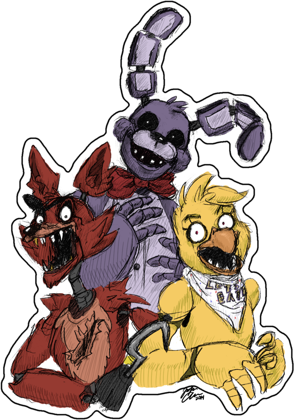 Five Nights At Freddy's 2 Mammal Cartoon Vertebrate - Cartoon (1024x1427)
