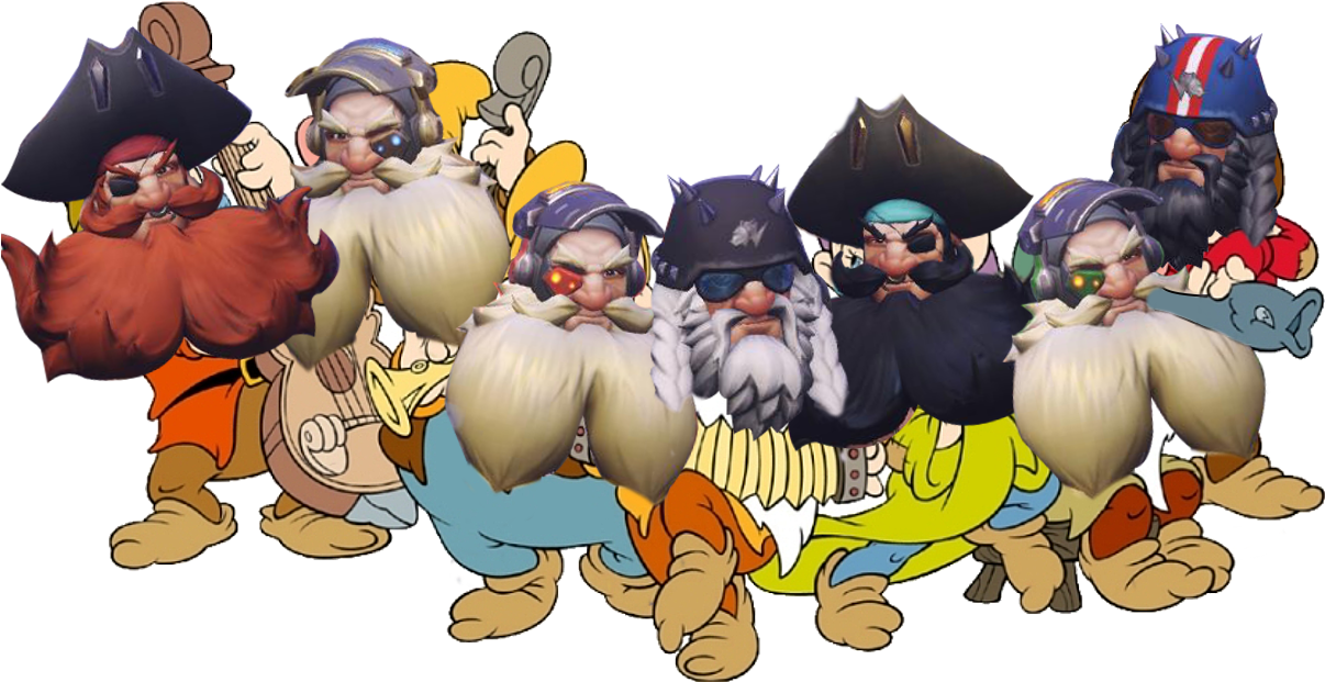 Seven Dwarfs Snow White Seven Dwarfs Mine Train Cartoon - Snow White And The Seven Dwarfs Mems (1280x720)