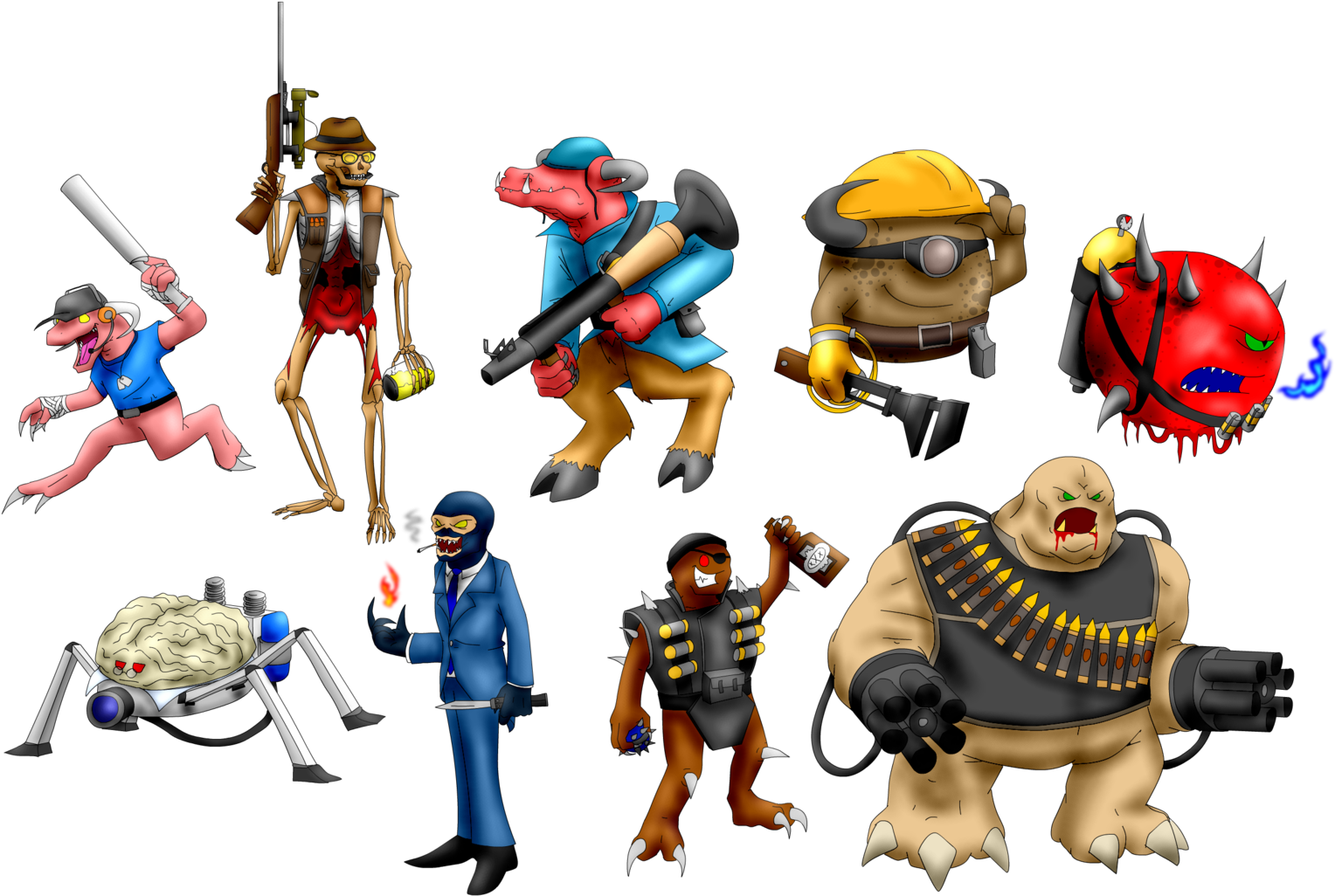 Doom Doom - Team Fortress 2 Pop (1600x1088)