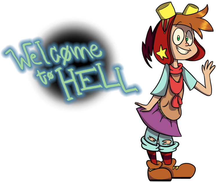 Welcome To Hell By Koolkitty100 - Hell Sock Welcome To Hell (1024x640)