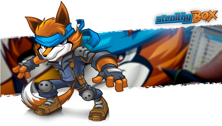Fox Mascot, Gamer Mascot, Mascot Design, Character - Fox Gamer Logo (720x420)