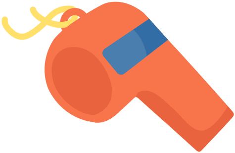 Sport Whistle Icon American Football Transparent Png - American Football (512x512)