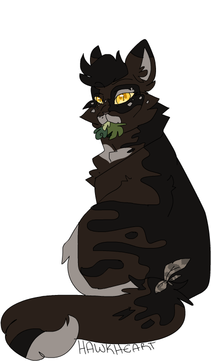 Whiskers Cat Character Clip Art - Cartoon (444x735)