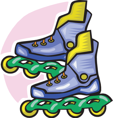 Lovely Clipart Roller Skates Rollerskating Free Download - Lovely Clipart Roller Skates Rollerskating Free Download (384x400)