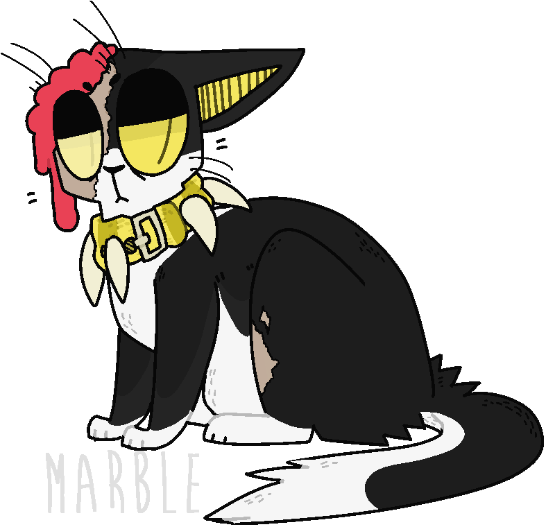 Warrior Cats Character Doodle By Marble Cat Paws - Warrior Cats Doodle (860x787)