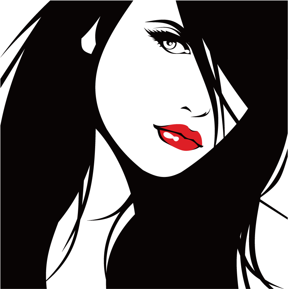 Beautiful Lips 1000*1001 Transprent Png Free Download - Woman Face Silhouette Lips (1000x1001)